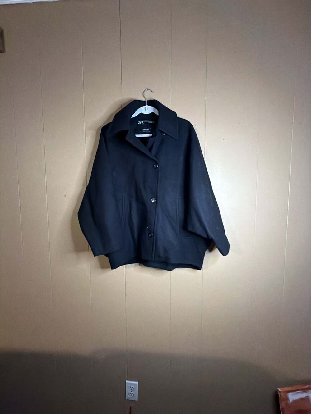 Zara x Manteco Oversized Wool Blend Coat